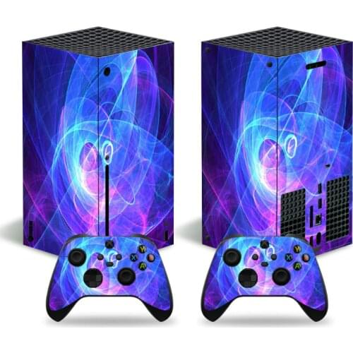 For Xbox Series X Skin Sticker For Xbox Series X Console and 2 Controllers Gamepad Skin Sticker Decal Vinyl