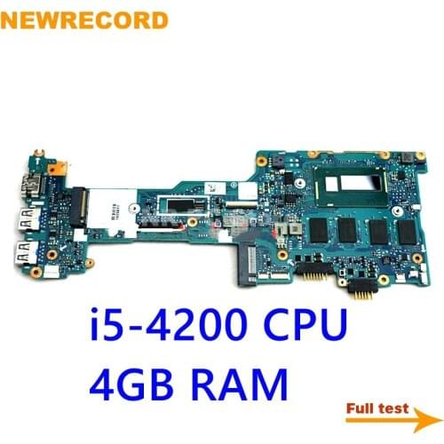 NEWRECORD A2031997A V270-BMX For SONY Pro13 SVP13 SVP132 laptop Motherboard i5-4200 4GB SVP13217SCS 1P-0134J00-8011 fully test