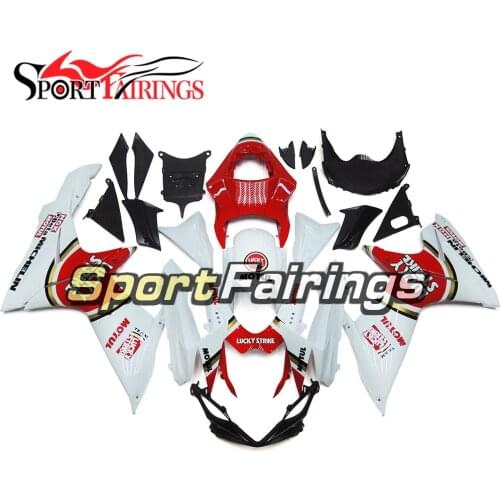 Fairings For Suzuki GSXR600-750 K11 11 14 2011 2012 2013 2014 ABS Motorcycle Fairing Kit Motorbike Bodywork White Red Carenes
