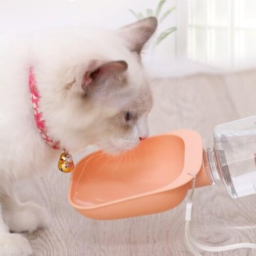 Dog Travel Water Bottle Portable Pet Dog Water Bottle Drinking Water Feeder for Dog Cat Outdoor Water Bowl Bottle Pet Supplies