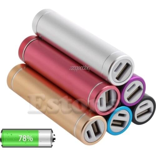Portable USB Mobile Power Bank Charger Pack Box Battery Case For 1 x 18650 New Whosale&Dropship