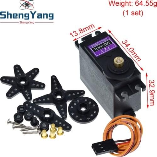 Best Price Servos Digital MG996 Servo Metal Gear for Futaba JR Car RC Model Helicopter Boat For Arduino UNO diy