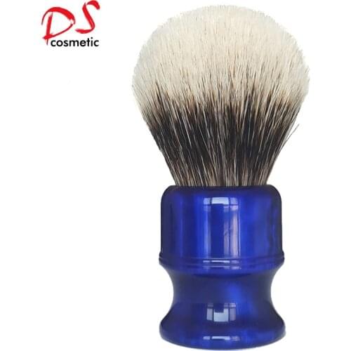 Dscosmetic 26mm Manchuria two band badger hair Shaving Brush with blue resin handle have good backbone for man wet shave
