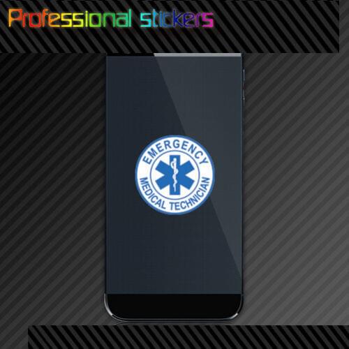 Star of Life Mobile Phone Sticker Mobile Emergency Medical Technician EMT Stickers for Motos, Cars, Laptops, Phone