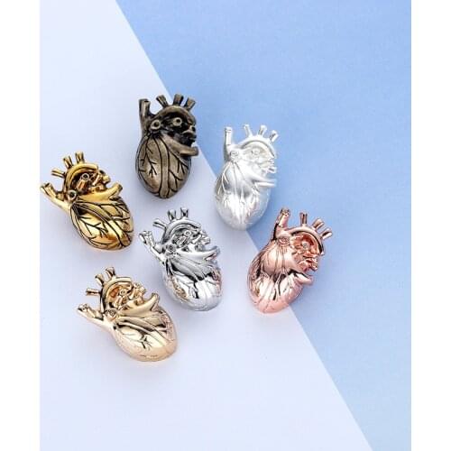 Heart Shape Lapel Pins And Brooches Women The Jewelry As Gift For Doctor/nurse Medical Jewelry Gold Pins Accessories Gift