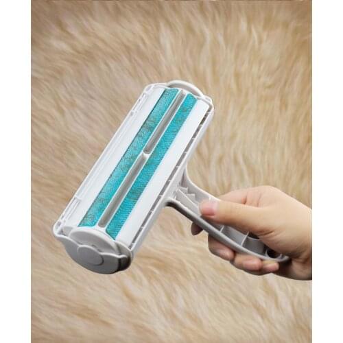 1PC Dog Comb Tool Pet Hair Roller Remover Cat Fur Brush Base Home Furniture Sofa Clothes Convenient Cleaning Lint Brush OK 1189