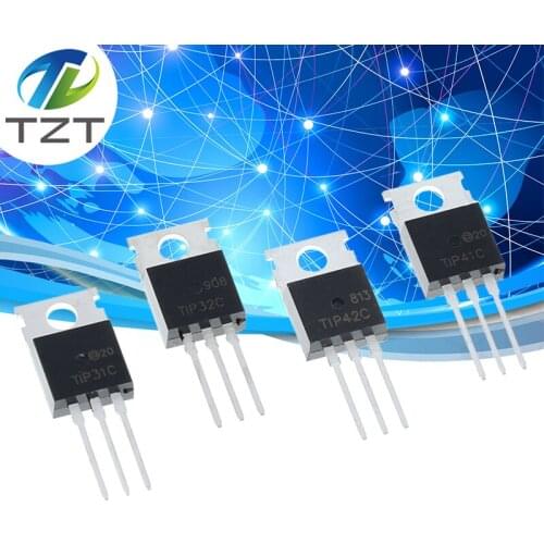 10pcs/lot TIP31C TIP32C TIP41C TIP42C Power Transistors TO-220