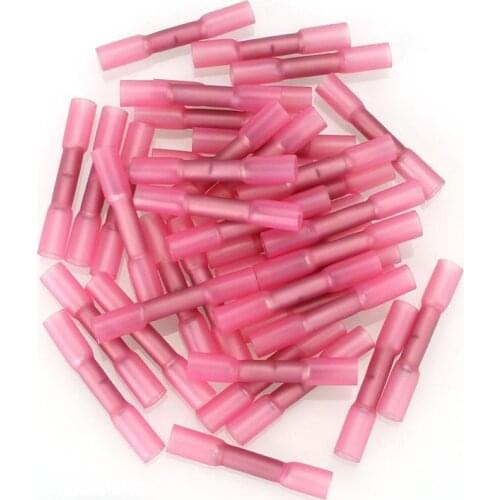 New 10PCS Heat Shrink Butt Electrical Crimp Terminals 0.5-1.5mm2, Wire Cable Middle Connectors