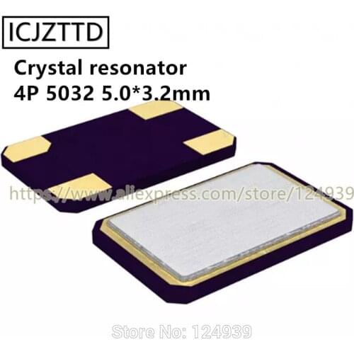5032 4P 28.636MHZ 28.636M 32.000MHZ 32MHZ 32M 36.000MHZ 36MHZ 36M Original 5.0*3.2mm 5.0x3.2 Crysstal RES Passive Crystal