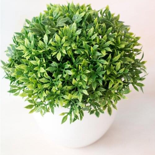 6 PCS NEW Artificial Plants Bonsai Small Tree Pot Plants Fake Flowers Potted Ornaments For Home Decoration Hotel Garden Decor