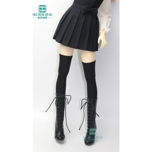 BJD accessories for 27cm-65cm 1/6 1/4 1/3 BJD DD SD YOSD doll fashion Black long socks lace stockings