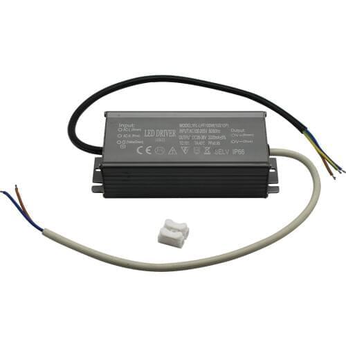Aluminium IP66 70W LED Driver 3000mA AC 100-265V Power Supply Lighting Transformer Ballast for Spotlights / Street Outdoor lamp