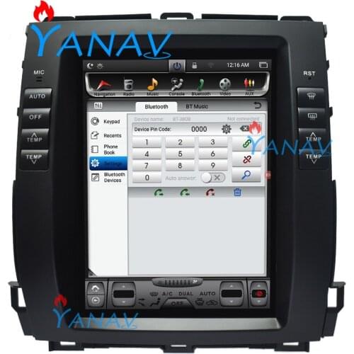 Car Stereo car radio Android Car GPS Navigation For-Lexus GX470 /FOR-Toyota Prado 2002-2009 Tesla Style CAR Multimedia Player