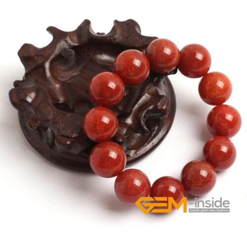 Red Crackle Carnelian Bracelet :12mm To 16mm DIY Jewelry Bracelet Energy Bracelets For Women For Gift Free Shipping
