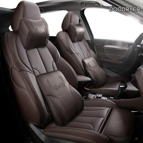 DOODRYER Custom Leather car seat cover For LEXUS RX270 RX350 RX450h RX300 RX330 RX400h RX200 NX200 NX300 NX300h car seats