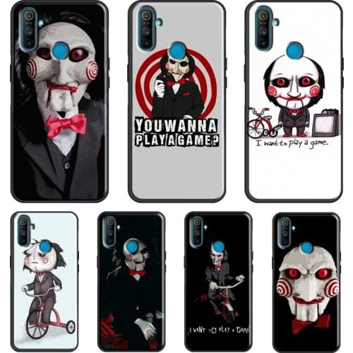 Saw Jigsaw Puppet For OPPO Realme C3 C11 C15 C21 GT Neo 6 7 8 Pro Cover For OnePlus 8T 9R Nord 8 9 Pro Case