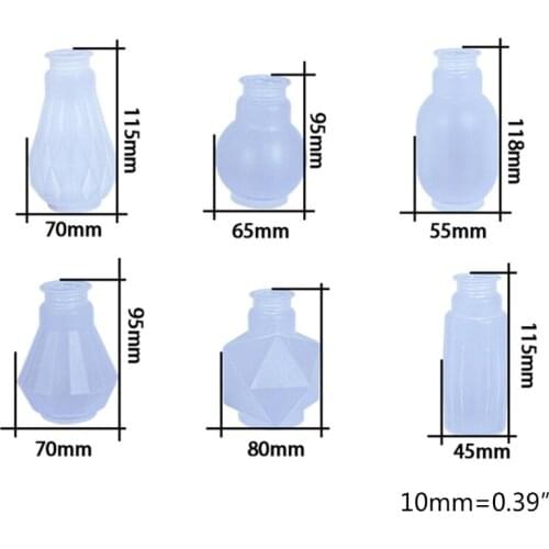 F3MD Light Bulb Ornaments Epoxy Resin Mold LED Bulb Silicone Mould DIY Crafts Home Decorations Casting Tools