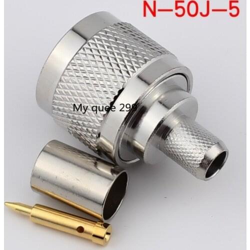 The rf coaxial connector N-J-5 is pressed to the n-50j -5 pressure connector coaxial connector N connector