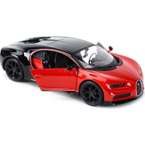 1:24 Bugatti Chiron Sports Car Static Die Cast Vehicles Collectible Model Car Toys