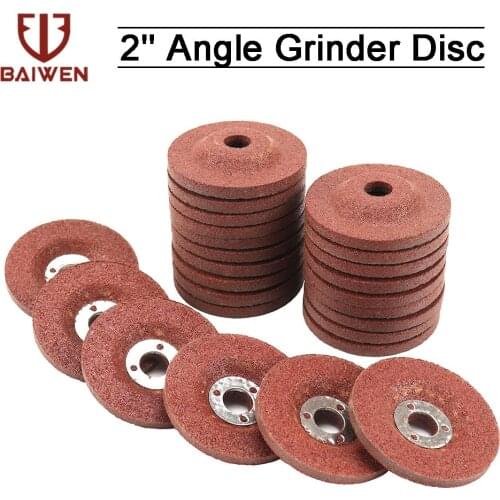 5Pcs/10Pcs/25Pcs 2inch Grinding Wheels Concave Abrasive Tools For 2-inch Mini Air Angle Grinder For Polishing Metal Stone Wood