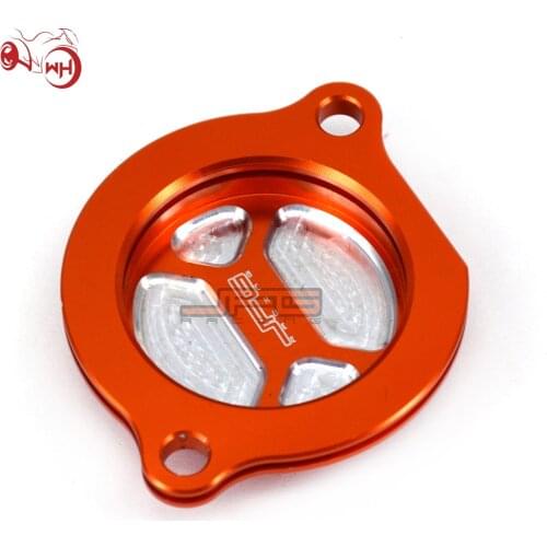 Oil Filter Cap Cover Motorcycle For KTM SXF250 XCF250 EXCF250 XCFW250 SX XC XCW EXCR SMR 400 450 520 525 540 ADVENTURE 950 990