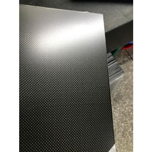 600mm*500mm*1mm carbon fiber sheet with 3k plain woven