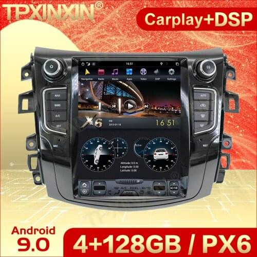 Carplay 2 Din Android 9 Tesla Screen Multimedia Stereo For Nissan NP300 Navara 2014 2015 2016 2017 2018 2019 BT Player Head Unit