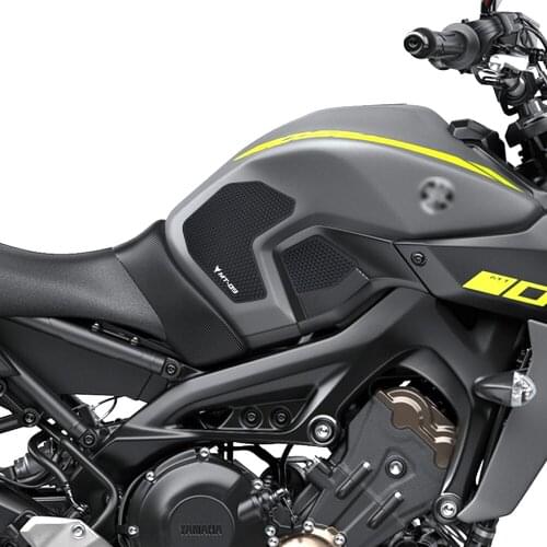 For Yamaha MT-09 MT09 FZ09 FZ-09 2013-2021 Motorcycle Non-slip side Fuel Tank Sticker Waterproof Pad Rubber Sticker