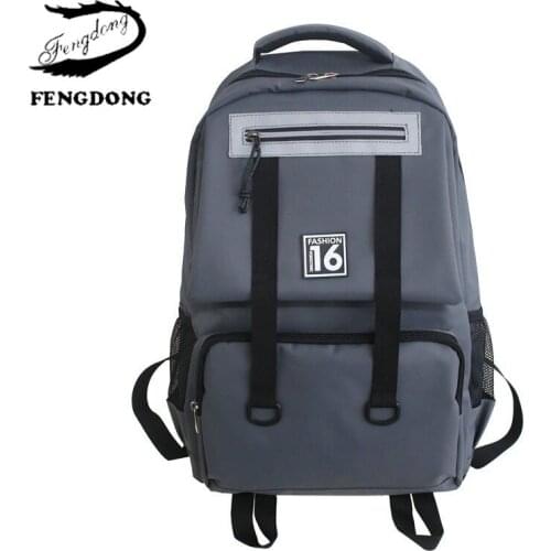 New Fashion Oxford Backpack Trendy Cool Couple Backpacks Reflective Strip Design School Bag For Student Leisure Paar Rugsak 2021