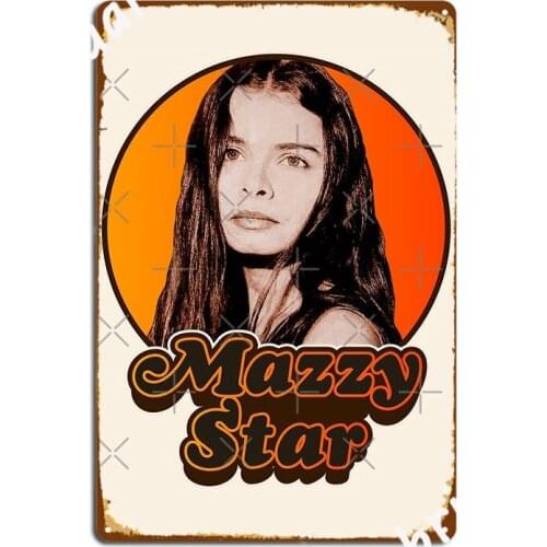 Retro Mazzy Star Tribute Poster Metal Plaque Cinema Living Room Wall Customize Painting Décor Tin Sign Poster