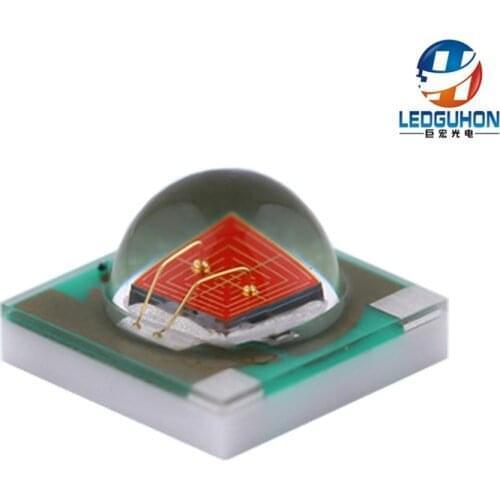 High power 3w 3535 smd 660nm red led for plant growth lighting/3w 660nm red led chip