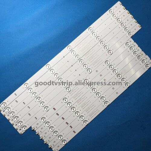 12pcs LED backlight strip 11 lamp for Chang hong 50" TV LED50C2000i LED50C2080I LEDL50J2S L50A300M SVJ500A37 LB-C500F15-E1-A-SE2