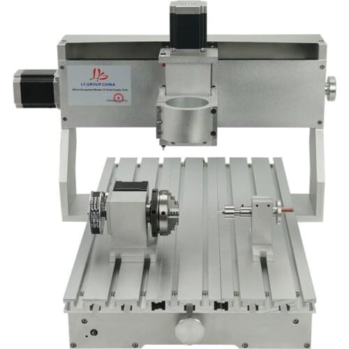 4 Axis Aluminum CNC Frame Kit CNC Engraving Machine Frame 3040 1605 Ball Screw