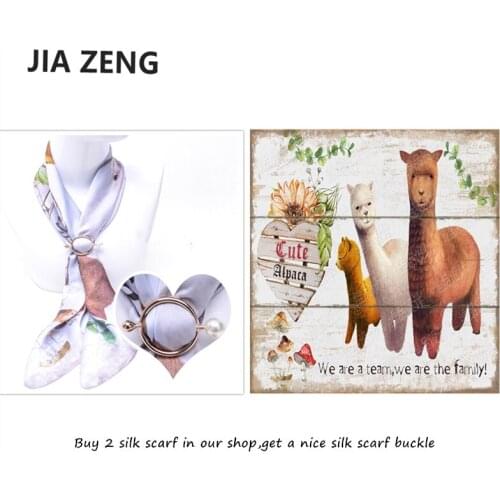 Fashion Silk Shawl Bandana Scarf For Women 70*70cm Square Neck Hair Tie Band Bag Warp Soft Neckerchief Hijab Headscarf Female