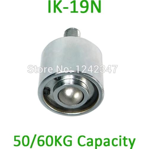 Ahcell IK-19N M12 bolt carbon steel ball Caster 60kg Load Capacity 19mm Roller Downside Facing IK19N Ball Transfer Unit