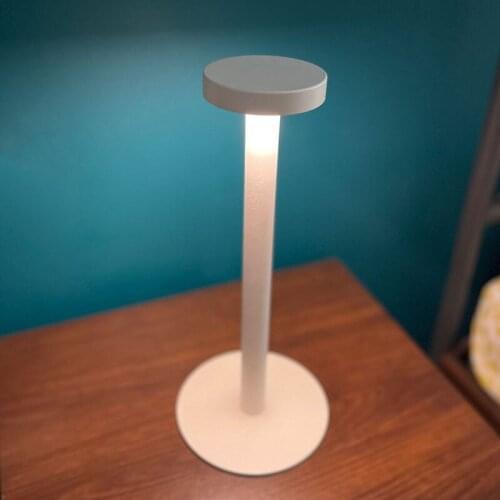 Bar Table Lamp Dimmable Chargable Simple INS LED Lighting Fixture for Cafe Dinning Room Hotel Bedroom Desk Lamps Bed Night Light