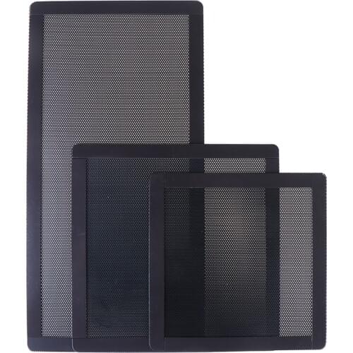 PC Case Cooling Fan Magnetic Dust Filter Mesh Net Cover Computer Guard For Computer/PC Case Cooling Fan 12x12CM 14x14CM 12x24CM