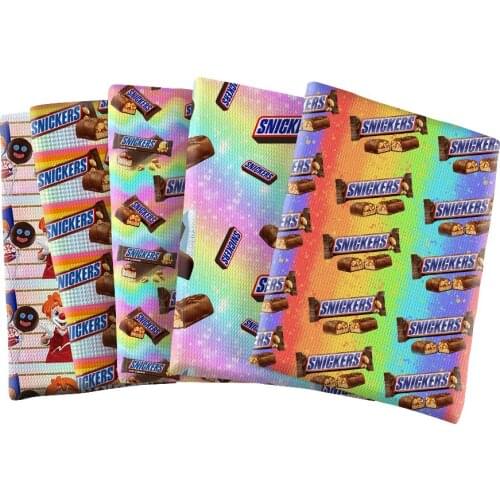 Design Chocolates Pattern Printed Bullet Textured Liverpool Patchwork Tissue Kids home textile 50*145cm