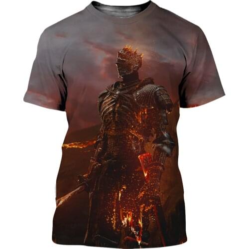 Dark Souls Men/women New Fashion Cool 3D Printed T-shirts Casual Harajuku Style Tshirt Streetwear Tops