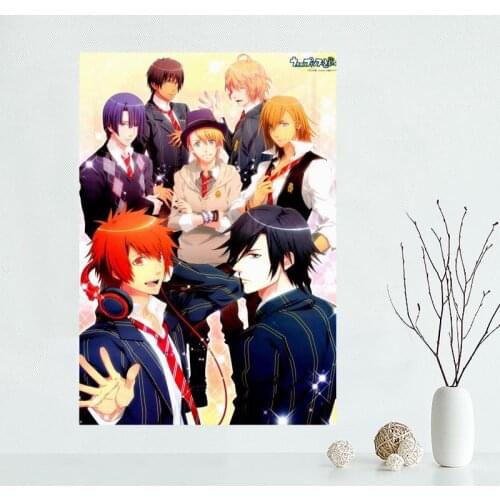 Nice Uta no Prince Sama Poster Custom Canvas Poster Art Home Decoration Cloth Fabric Wall Poster Print Silk Fabric