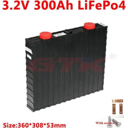 GTK 3.2V 300Ah LiFePo4 lithium battery for solar energy storage ,motorhome ,RV, caranvan ,golf trolley ,12V battery pack DIY