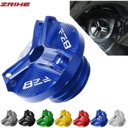 M20*2.5 Aluminum Motorcycle Accessories Engine Oil Drain Plug Sump Nut Cup Cover FOR YAMAHA FZ8 2011-2016 2012 2013 2014 2015