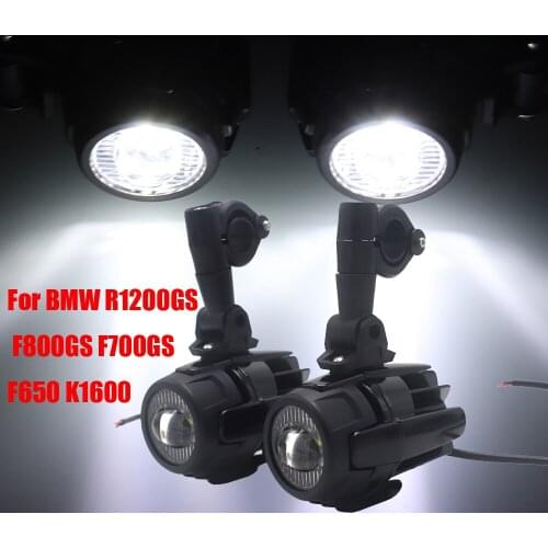 Motorcycle LED Auxiliary Fog Light Driving Lamp For BMW R1200GS ADV F800GS F700GS F650GS K1600