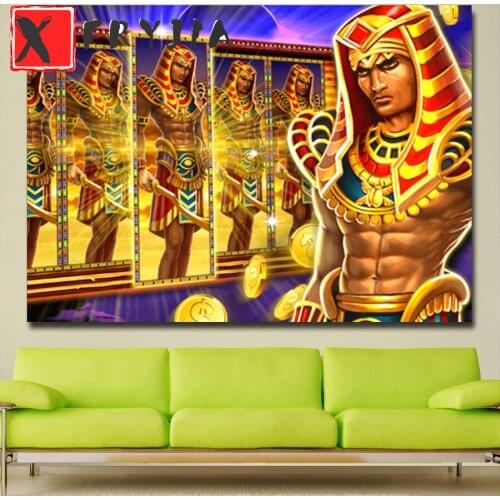 Needlework Diamond Painting Egyptian Pharaoh Diamond Embroidery All Drill Rhinestone Mosaic Picture by numbers hobby gift custom