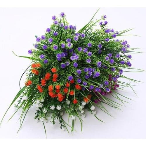 Cheap small bouquet plastic flowers home decoration artificial flowers indoor living room table decoration flower decoration