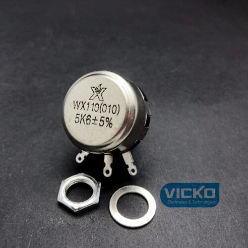 Single Turn Potentiometer WX110 WX010 5.6K 5K6 1W 1W Adjustable Resistance switch