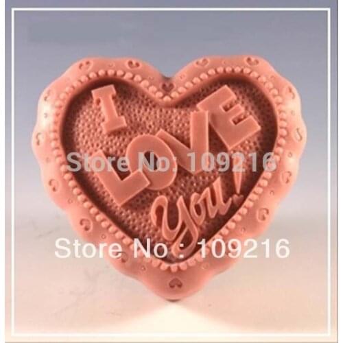 Wholesale!!!1pcs I Love You (50274) Silicone Handmade Soap Mold Crafts DIY Mold