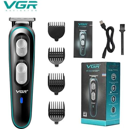 VGR Professional Hair Trimmer USB Electric Hair Clipper Hair Cutting Fast Charging Hair Clipper Barber Dedicated Men Trimmer