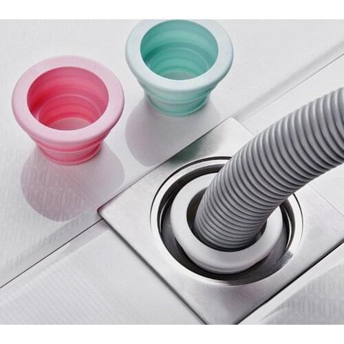 Bathroom Kitchen Floor Drain Pipe Sewer Anti Odor Seal Ring Washer Sealing Plug