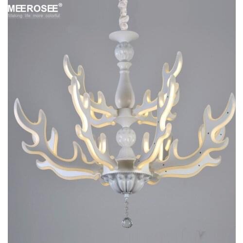 Modern LED Chandelier Lighting Fixture Deer Horn LED Light Hanging Lamp luminaire suspendu Home Lighting for bedroomn livingroom